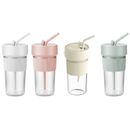 Fruit Juicers with Straw Mixing Machine Portable Mixer for Kitchen Trave