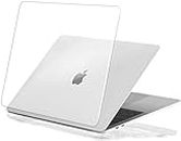 EooCoo Case Compatible for New MacBook Air 13 inch 2021 2020 2019 2018 Release,M1 A2337 A2179 A1932 with Retina Display Touch ID,Laptop Plastic Hard Shell Cover,Smooth Shiny Surface,Crystal Clear