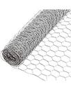 M.R Myra Chicken Poultry Wire Garden Fencing Iron Net Anti Bird | 36 Inch X 90 Feet | | Netting Uv Stablized, Silver