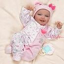 BABESIDE Reborn Baby Dolls with Heartbeat, Coos & Breathing - Leen, 20-Inch Sweet Smile Realistic-Newborn Baby Dolls Soft Body Baby Girl Dolls Look Real for Kids Age 3+