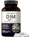 DIM Plus as Diindolylmethane, DIM Capsules, DIM 300mg, 180 Counts, with Black Pepper for Better Absorption, Supports Menopause Relief, No GMOs