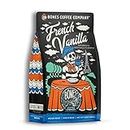 Bones Coffee Company French Vanilla Flavored Coffee Whole Coffee Beans | 12 oz Medium Roast Arabica Low Acid Coffee | Gourmet Coffee (Whole Bean)