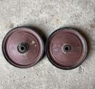 Set Of 2 Vintage Wheels Suitable For Cyclops Pedal Car - Ready for Restoration