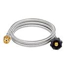 GASPRO 5 Feet Propane Adapter Hose for Blackstone Griddle, 1lb to 20lb Propane Hose Converts 1lb Appliances to 5-40lb Tanks, Fit for Buddy Heater, Gas Grill, and More