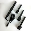 Bellezza 4-in-1 Curling Iron Wand Set with 4 Large Interchangeable Hair Curlers
