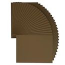 9 x 12 Inch Brown Foam Sheets Crafts, 2mm Thick. 25 Pack Premium Brown Foam Papers Set, for Crafting,DIY Project,Classroom, Scrapbooking, 3D Card Making