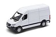 Peterkin | White Mercedes Benz Sprinter Toy Vehicle | Diecast Pull Back & Go Van | Diecast Vehicles | Ages 3+