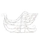 Brite Star 42" Lighted White Sleigh Christmas Outdoor Decoration - Clear Lights