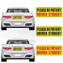 Car Bumper Sticker Decal Student Driver Magnet Car Signs Please Be Patien√