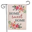 Ogiselestyle Home Sweet Home Garden Flag Vertical Double Sided Spring Summer Yard Outdoor Decorative 12 x 18 Inch