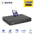 ANNKE 4K 12MP 16 Channel NVR PoE Video Recorder Support 8MP 5MP IP Cameras
