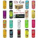 EMBO Monster Energy Drink Mystery 12 Can, with Keyring