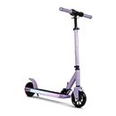 Electric Scooter for Kids, Colorful Rainbow Lights, LED Display, Adjustable Speed and Height, Foldable and Lightweight Electric Scooter for Kids Age 8+(Purple)