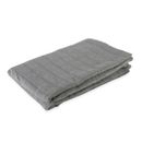 Gray Checker Pattern Woven Cotton Throw Blanket Super Soft Luxury Bedroom 68x90"