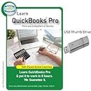 Learn QuickBooks Pro for Beginners on any devices PC, MAC, or Tablet (USB Thumb Drive)