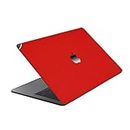 GADGETS WRAP Premium Vinyl Laptop Decal Top Only Compatible with Apple MacBook 13 inch Air 2017 - Red Matte