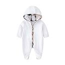 Unisex Toddler Baby Boy Romper Jumpsuit Cotton Long Sleeve Newborn Baby Boy Bodysuit One-Piece Overalls
