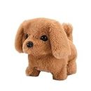 MABLE Snooby Walking & Barking Dog for Kids, Plush Toys for Baby, Fantastic Battery Operated Cute Puppy Toy for Babies, Jump & Run Cuddle Friendly for Girl, Boy and Toddler (Assored Colors)