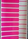 81mmX12mm Jewellery and Optical Pink Color Barcode Labels,Tags, Full Gumming, 3000 Pieces in 1 Roll, Non Tearable,