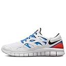 Nike Men's Free Run 2 Running Shoes Sneaker 537732 004, White/Photo Blue, 9