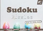 Easter Basket Stuffers for Adults: Sudoku Puzzles Book Includes 120 Sudoku Puzzles of 4 Difficulty Levels From Easy to Very Hard With Full Solutions | Easter Gift Baskets for Adults