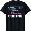VidiAmazing Programming Coding Computer Beginner Debugger ds1356 T-Shirt Black