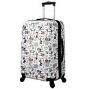 Disney 20" White Carry-on Luggage with Rolling Wheels