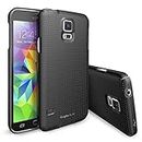 Ringke Slim Designed for Galaxy S5 Case with Screen Protector, Premium Dual Coated Hard Cover for Galaxy S5 - Dot Black