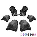 RUNDONG Kids/Youth Knee Pad Elbow Wrist Pads Guards Protective Gear Set for Roller Skates Cycling Bike Skateboard Inline Skatings Scooter Riding Sports,Suitable for multiple sports outdoor activities