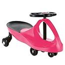 Wiggle Car Ride On Toy ? No Batteries, Gears or Pedals ? Twist, Swivel, Go ? Outdoor Ride Ons for Kids 3 Years and Up by Lil? Rider (Hot Pink)