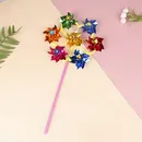Bunte DIY Pailletten Windmühle Wind Spinner Home Garten Hof Dekoration Kinder Spielzeug