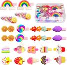 Baby Hair Clips for Girl Fun Hair Accessories Cute Candy Color Rainbow 22 Pieces