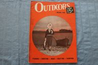 1938 MARCH OUTDOORS MAGAZINE - FISHING-HUNTING-DOGS-BOATING-CAMPING - ST 1001J