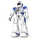 SONOMO Toys for 6-9 Year Old Boys, Girls RC Robot Gifts for Kids Intelligent Programmable Robot with 2.4GHz Sensing Gesture Control - Upgraded Version (Blue&White)