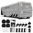 KNOX 3rd Gen Motorhome RV Cover Class A, Anti-Tear 7 Layer APEX Fabric, Superior Class A Motorhome Cover, Camper RV Trailer Cover Includes Ladder Cover, Tire Covers, and Gutter Covers - Size 20-25 ft