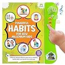 Kiddale Interactive Children Sound EBook on Habits & Etiquettes| Gift for 4-7 year kids|Smart, Intelligent, Speaking, Talking, E Learning Activity Book with Audio Stories & Songs