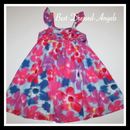 GIRL2GIRL BOUTIQUE Adorable Dye Ruffles Dress Size 5-6 Y Pink  Clothes Clothing 