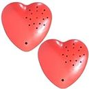 2Pcs Voice Recorder for Stuffed Animal Heart Shaped Kids Voice Recorder Mini Voice Recorder 30 Seconds Voice Recorder with Playback for Kids Plush Toy Sound Recorder