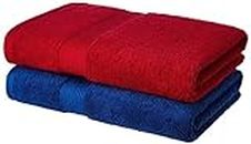 Towel Men Gym Bench Towels Bath Bathroom Set Large Size Cotton Hand Warehouse Deals Clearance Microfiber Hair Women Napkins Home Workout Bamboo red and Blue