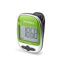 PINGKO Walking Pedometer Accurately Track Steps Portable Sport Pedometer Step/distance/calories/Counter Fitness Tracker, Calorie Counter-Green