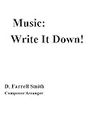Music:Write It Down!
