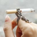 Metal Smoker Finger Clip Tobacco Accessories Cigarette Holder Dragon Ring Rack
