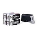 Feather FHS-10 Single Edge Razor Blades (60 Count) with Disposal Bank