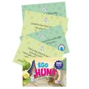 Easter Egg Hunt Clues Cards Game - Childrens Indoor Outdoor Clue Kit Eggs Games