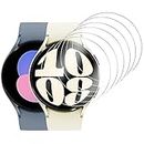 Hianjoo [6 Piezas] Protector Pantalla Compatible con Samsung Galaxy Watch 6 / Watch 5 / Watch 4 40mm, Premium 9H Vidrio Templado Film Vidrio Láminas [Resistente a Rayones] [Anti-Shatter]