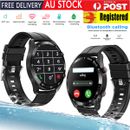 Smart Watch Bluetooth Heart Rate Monitor Sleep Tracker Cell For iPhone/Samsung 