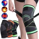 3D Weaving Knee Brace Breathable Sleeve Support Gym Jogging Sports Joint Pain