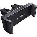 Lamicall Car Phone Holder, Air Vent Clip Mount - Universal Cell Phone Stand Holder Hand Free Cradle, Compatible with iPhone 15 14 13 12 Pro Max Mini XS XR Plus SE, All 4.7-6.5'' Smartphone - Black