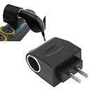 Car Power Supply Adapter with Cigarette Lighter Socket 110V‑240V AC to DC 12V Wall Plug Converter for Car Charger Small Automotive Electronics with LED Indicator