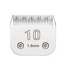 Size 10 Clipper Blade Dog Grooming Fits for Most Andis dog clippers, Wahl KM Series and Oster A5, 1.5mm (1/16 inch) Length